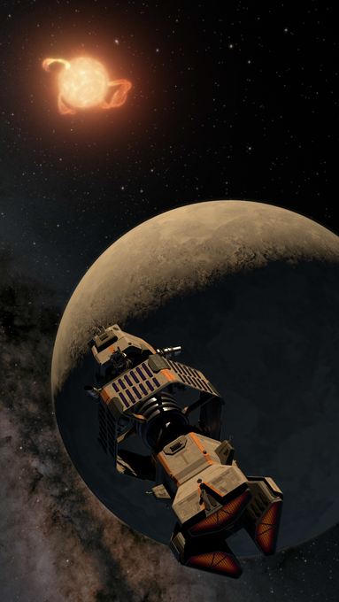 The Habitable Zone: Scorched Earth Enigma Phone Wallpaper
