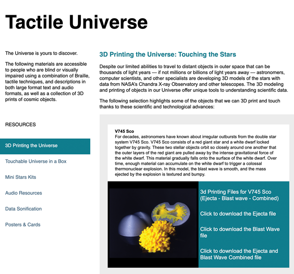 Tactile Universe