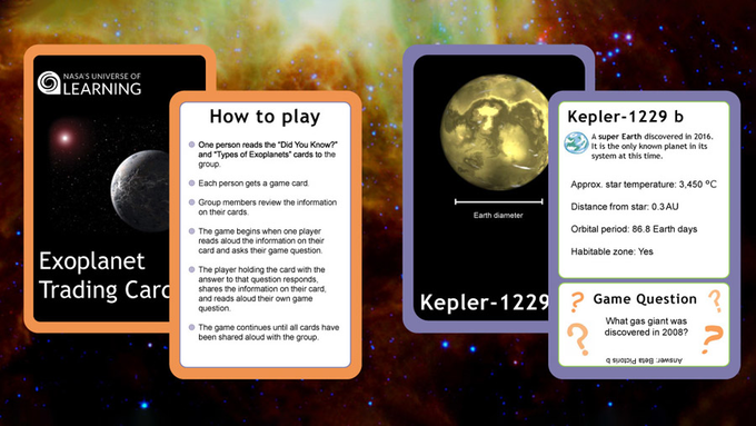 Exoplanet Trading Cards